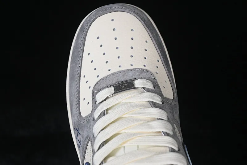 All categories Nk Air Force 1 Air Force series Nk Air Force 1 Low Air Force low top Nike Air Force 1'07 Low Violent Bear joint white blue gray suede Air Force 1 low top casual sneakers XD9314-610